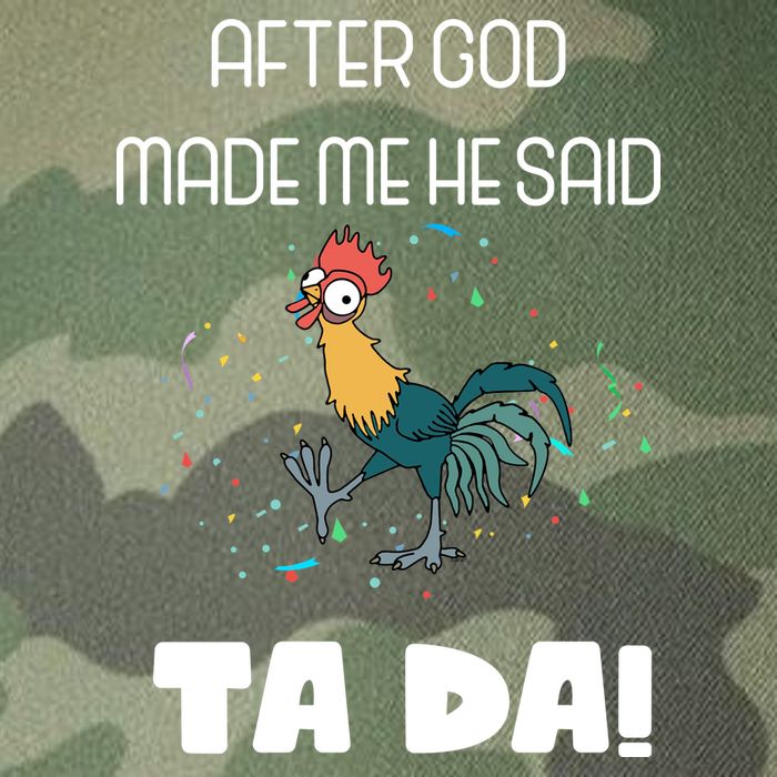After God Made Me He Said Ta Da! Tada! Funny Meme Legacy Tie Dye Trucker Hat
