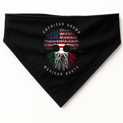 American Grown Mexican Roots Mexico Flag USA-Made Doggie Bandana
