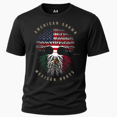 American Grown Mexican Roots Mexico Flag Performance Shirt