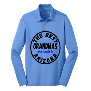 Arizona Grandma Mother's Day Funny Surprise Show Your Love Gift Silk Touch Performance Long Sleeve Polo