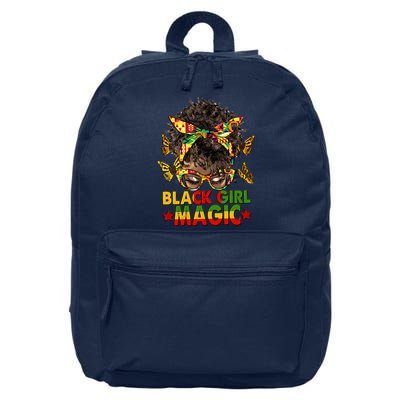 Afro Girl Magic Powerful Afro Afrocentric American Black History Month 16 in Basic Backpack