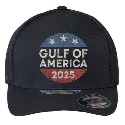 America Gulf Mexico Gulf Of Usa America 2025 Retro Button Flexfit Unipanel Trucker Cap