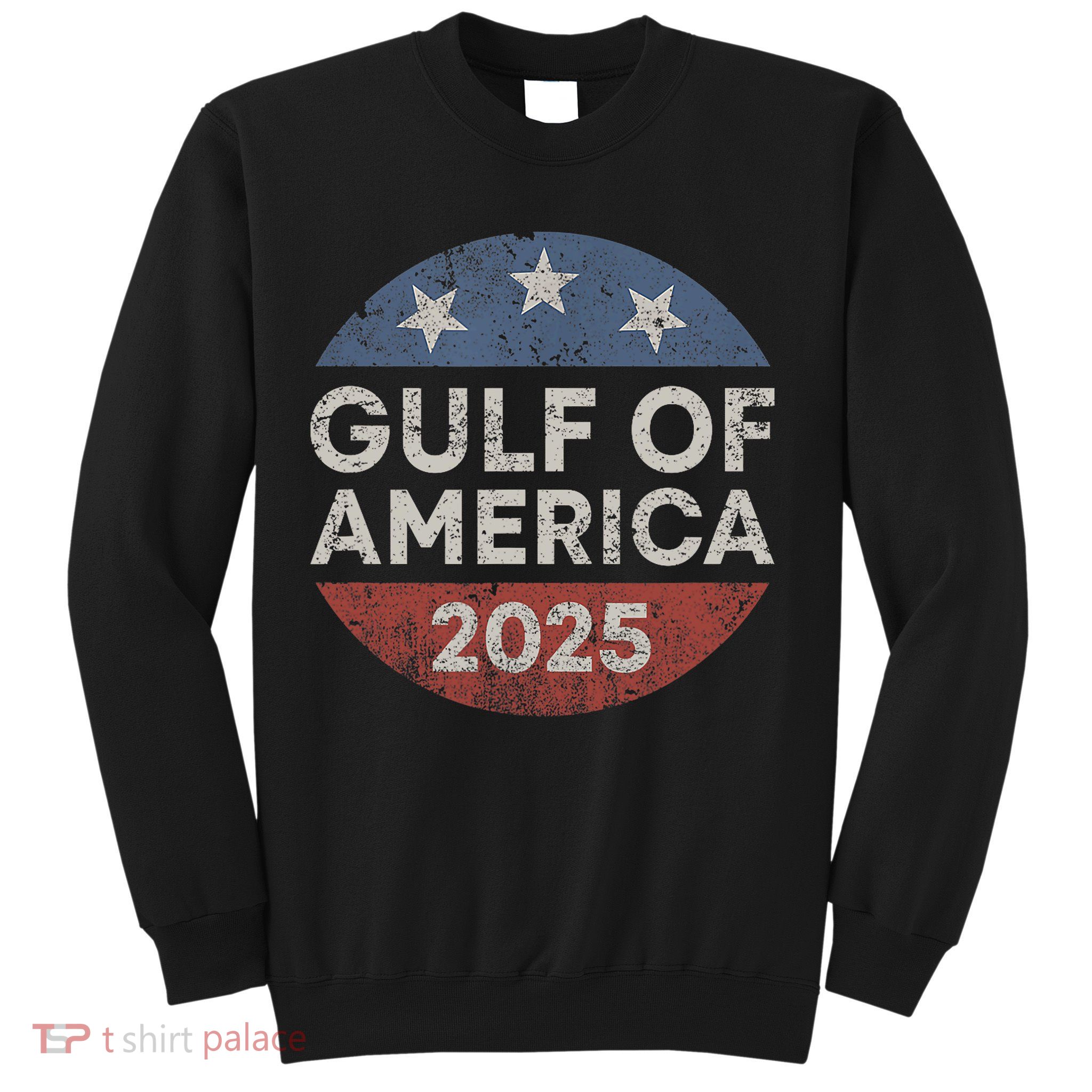 America Gulf Mexico Gulf Of Usa America 2025 Retro Button Sweatshirt
