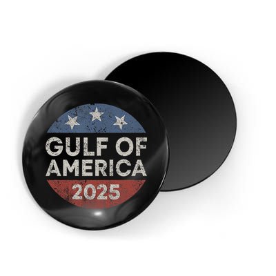 America Gulf Mexico Gulf Of Usa America 2025 Retro Button Magnet