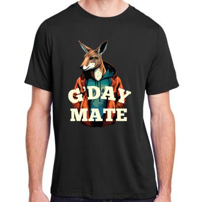 Australia GDay Mate Shirts Funny Kangaroo Australian Symbol Adult ChromaSoft Performance T-Shirt