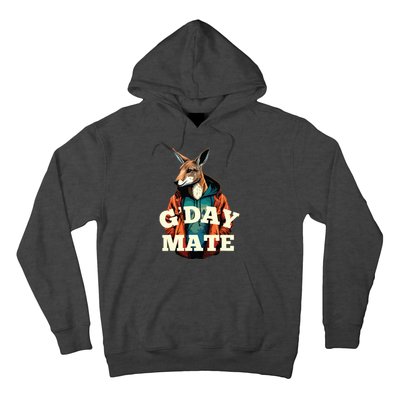 Australia GDay Mate Shirts Funny Kangaroo Australian Symbol Hoodie