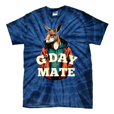 Australia GDay Mate Shirts Funny Kangaroo Australian Symbol Tie-Dye T-Shirt