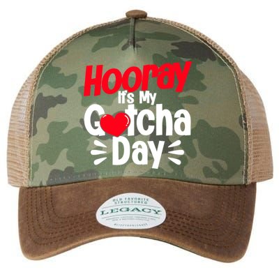 Adopt Gotcha My Gotcha Day Adoption Day Legacy Tie Dye Trucker Hat