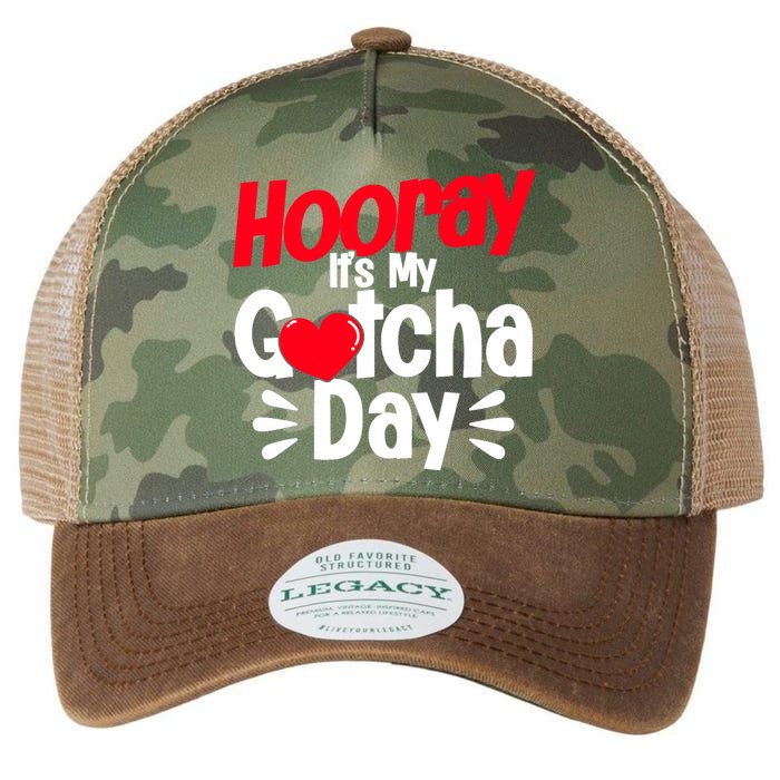 Adopt Gotcha My Gotcha Day Adoption Day Legacy Tie Dye Trucker Hat