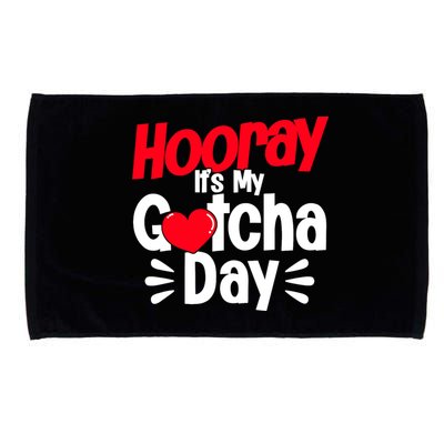 Adopt Gotcha My Gotcha Day Adoption Day Microfiber Hand Towel