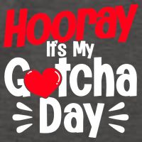 Adopt Gotcha My Gotcha Day Adoption Day Vector Backpack