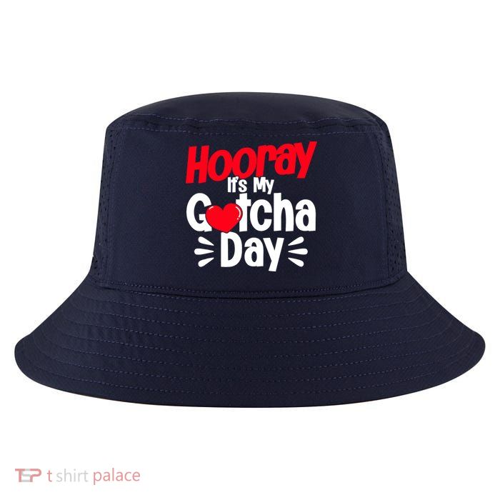 Adopt Gotcha My Gotcha Day Adoption Day Cool Comfort Performance Bucket Hat