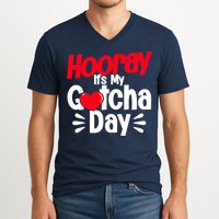Adopt Gotcha My Gotcha Day Adoption Day V-Neck T-Shirt