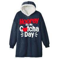 Adopt Gotcha My Gotcha Day Adoption Day Hooded Wearable Blanket