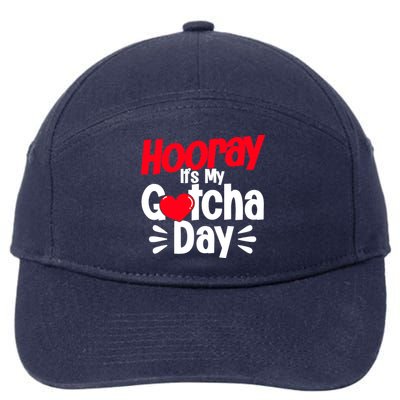 Adopt Gotcha My Gotcha Day Adoption Day 7-Panel Snapback Hat