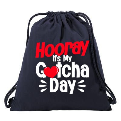 Adopt Gotcha My Gotcha Day Adoption Day Drawstring Bag