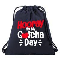 Adopt Gotcha My Gotcha Day Adoption Day Drawstring Bag