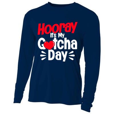 Adopt Gotcha My Gotcha Day Adoption Day Cooling Performance Long Sleeve Crew