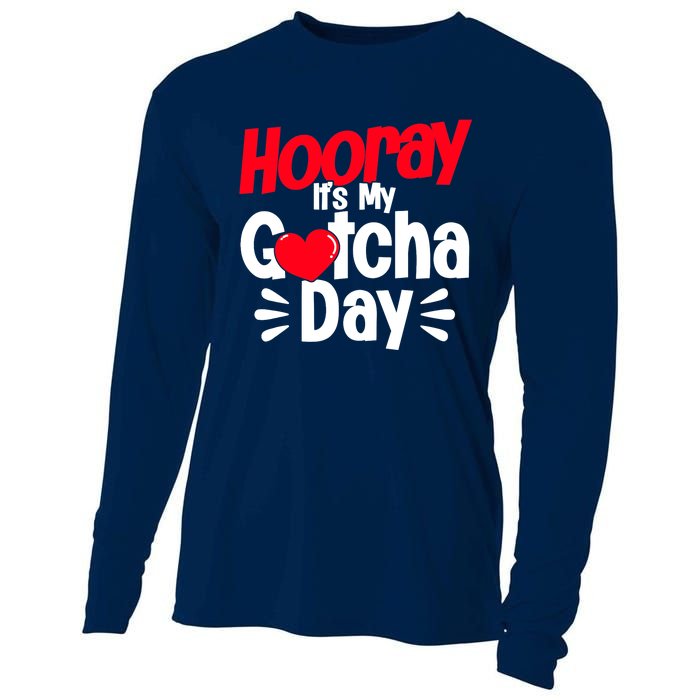 Adopt Gotcha My Gotcha Day Adoption Day Cooling Performance Long Sleeve Crew