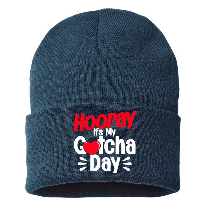 Adopt Gotcha My Gotcha Day Adoption Day Sustainable Knit Beanie
