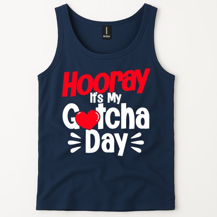 Adopt Gotcha My Gotcha Day Adoption Day Tank Top