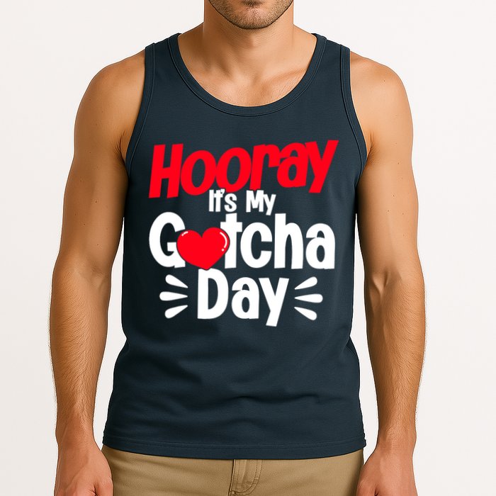 Adopt Gotcha My Gotcha Day Adoption Day Tank Top