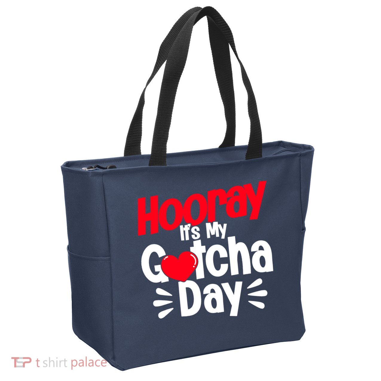 Adopt Gotcha My Gotcha Day Adoption Day Zip Tote Bag