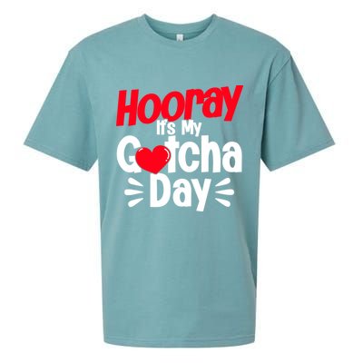 Adopt Gotcha My Gotcha Day Adoption Day Sueded Cloud Jersey T-Shirt