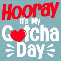 Adopt Gotcha My Gotcha Day Adoption Day Sueded Cloud Jersey T-Shirt