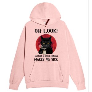 Another Glorious Morning Makes Me Sick Black Cat Cute Gift Urban Pullover Hoodie