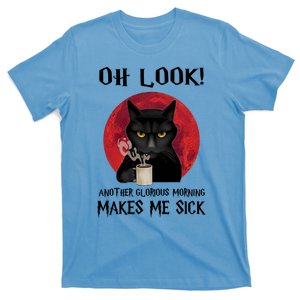 Another Glorious Morning Makes Me Sick Black Cat Cute Gift T-Shirt