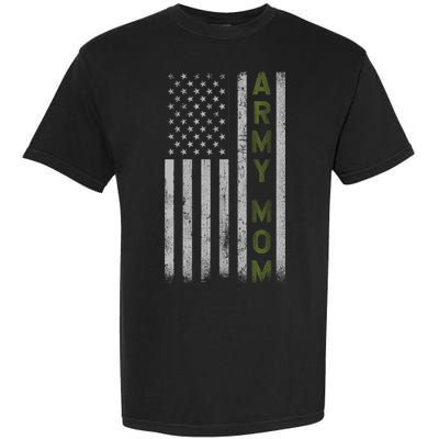 Army Gift Mom Proud Army Mother USA Flag Garment-Dyed Heavyweight T-Shirt