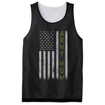 Army Gift Mom Proud Army Mother USA Flag Mesh Reversible Basketball Jersey Tank