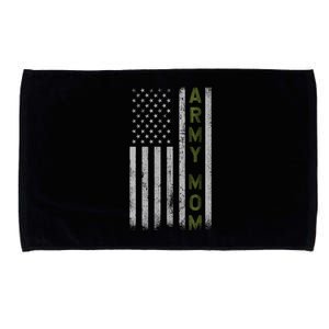 Army Gift Mom Proud Army Mother USA Flag Microfiber Hand Towel