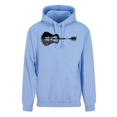 Acoustic Guitar Nature Forest Music Bass Guitarist Men Women Unisex Surf Hoodie