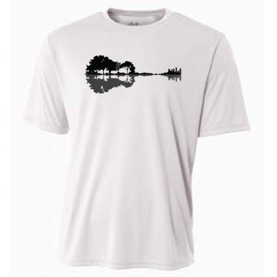 Acoustic Guitar Nature Forest Music Bass Guitarist Men Women Cooling Performance Crew T-Shirt