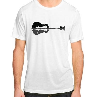 Acoustic Guitar Nature Forest Music Bass Guitarist Men Women Adult ChromaSoft Performance T-Shirt