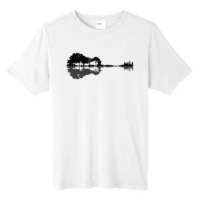 Acoustic Guitar Nature Forest Music Bass Guitarist Men Women Tall Fusion ChromaSoft Performance T-Shirt