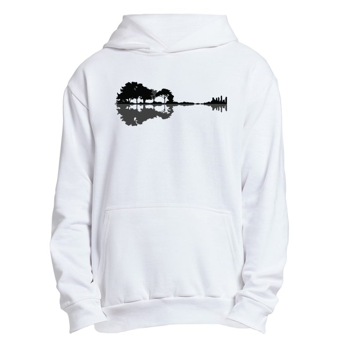 Acoustic Guitar Nature Forest Music Bass Guitarist Men Women Urban Pullover Hoodie