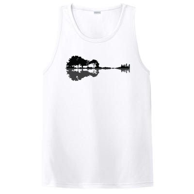 Acoustic Guitar Nature Forest Music Bass Guitarist Men Women PosiCharge Competitor Tank