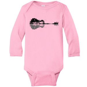 Acoustic Guitar Nature Forest Music Bass Guitarist Baby Long Sleeve Bodysuit