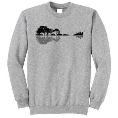 Acoustic Guitar Nature Forest Music Bass Guitarist Tall Sweatshirt