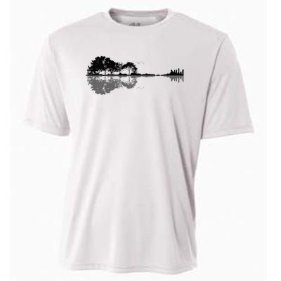 Acoustic Guitar Nature Forest Music Bass Guitarist Cooling Performance Crew T-Shirt