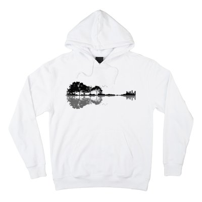 Acoustic Guitar Nature Forest Music Bass Guitarist Hoodie