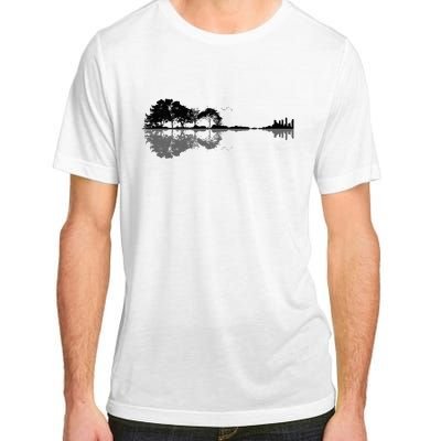 Acoustic Guitar Nature Forest Music Bass Guitarist Adult ChromaSoft Performance T-Shirt