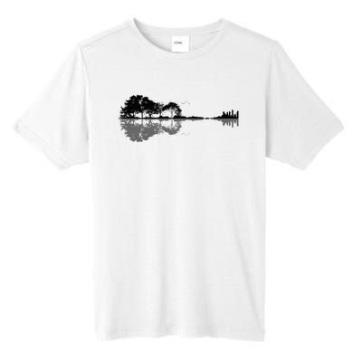 Acoustic Guitar Nature Forest Music Bass Guitarist Tall Fusion ChromaSoft Performance T-Shirt