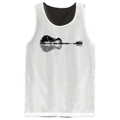 Acoustic Guitar Nature Forest Music Bass Guitarist Mesh Reversible Basketball Jersey Tank