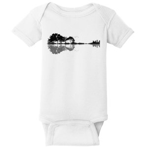 Acoustic Guitar Nature Forest Music Bass Guitarist Baby Bodysuit