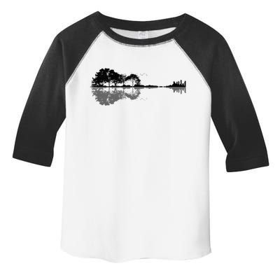 Acoustic Guitar Nature Forest Music Bass Guitarist Toddler Fine Jersey T-Shirt