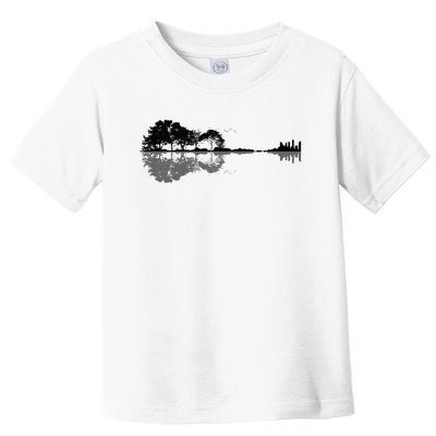 Acoustic Guitar Nature Forest Music Bass Guitarist Toddler T-Shirt